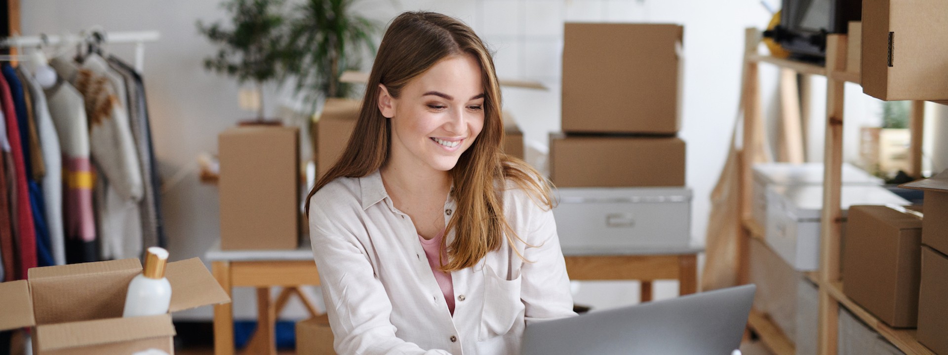 woman on laptop